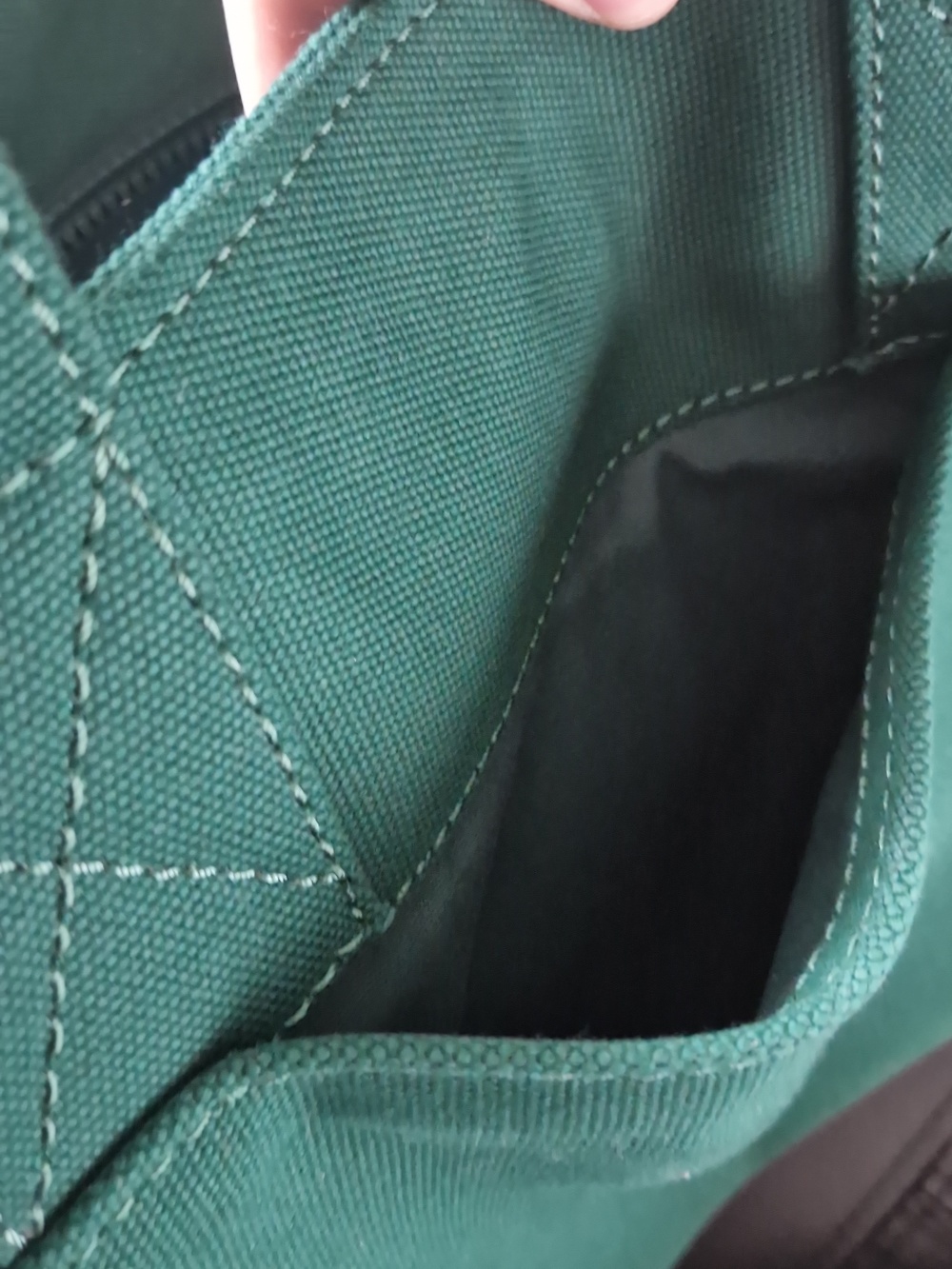 kate spade Large  Green Canvas Tote Bag - Picture 5 of 12